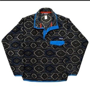 Patagonia Gray and Blue Synchilla Fleece